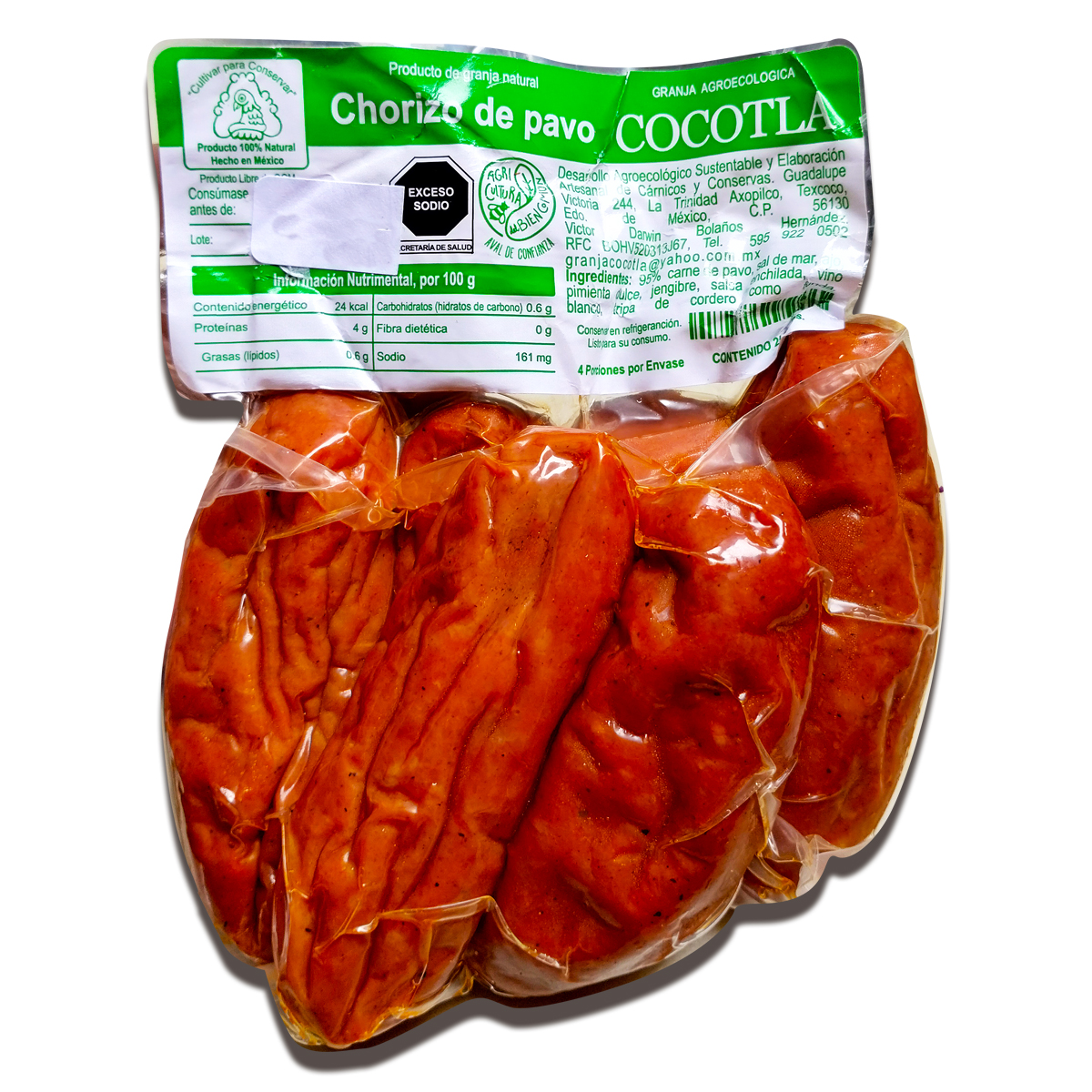121A Chorizo de Pavo Cocotla - Image 1