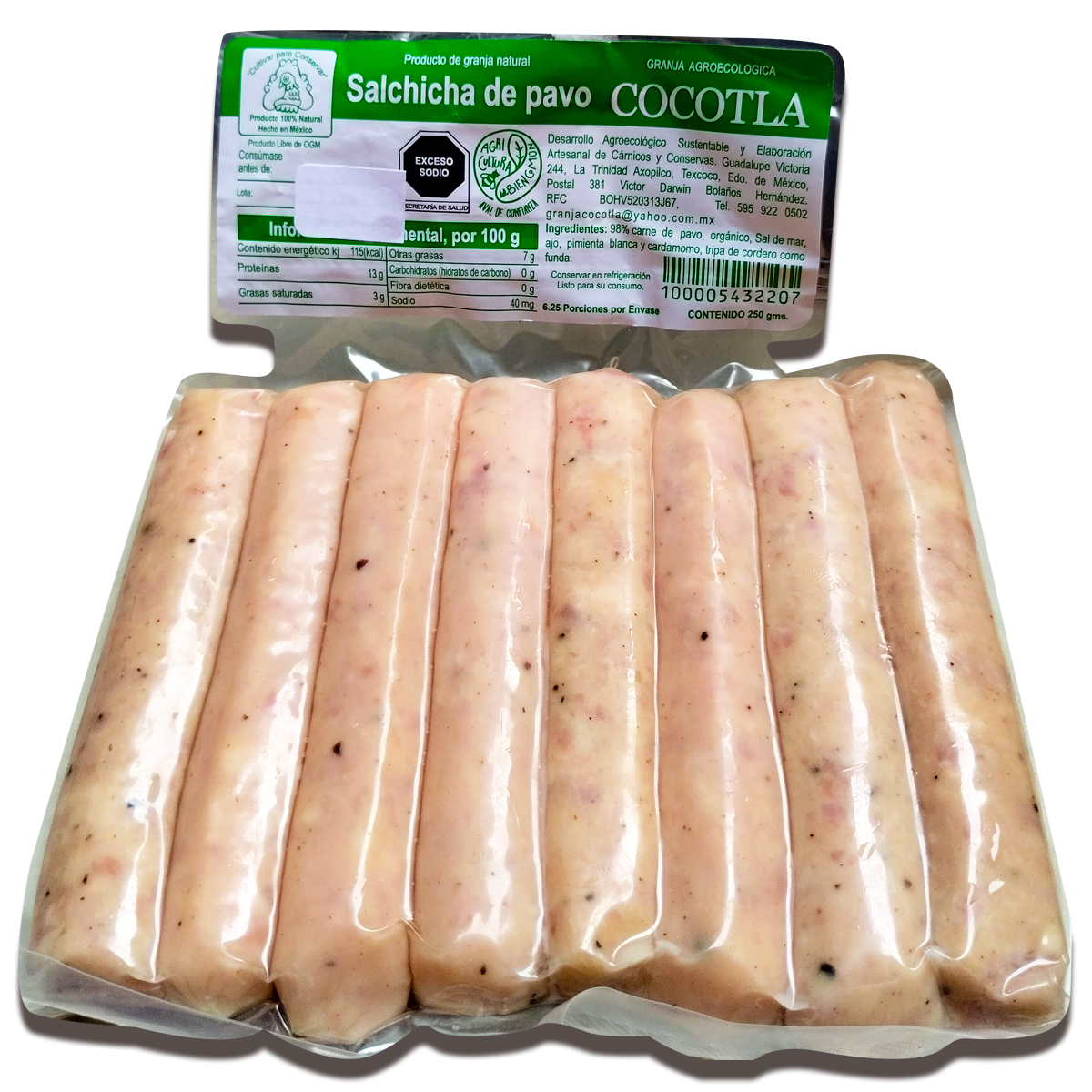 123A Salchichas de Pavo Cocotla - Image 1